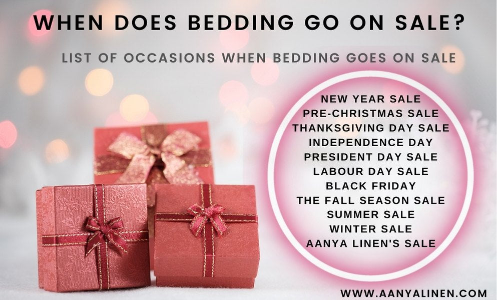 When Does Bedding Go On Sale