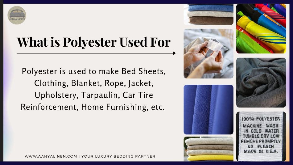 what is polyester used for