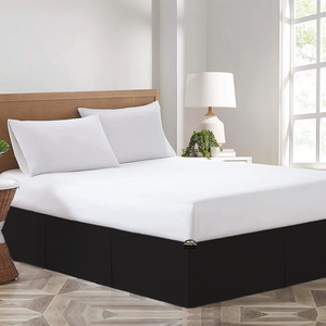 Black bed skirt solid (Bliss 400TC)