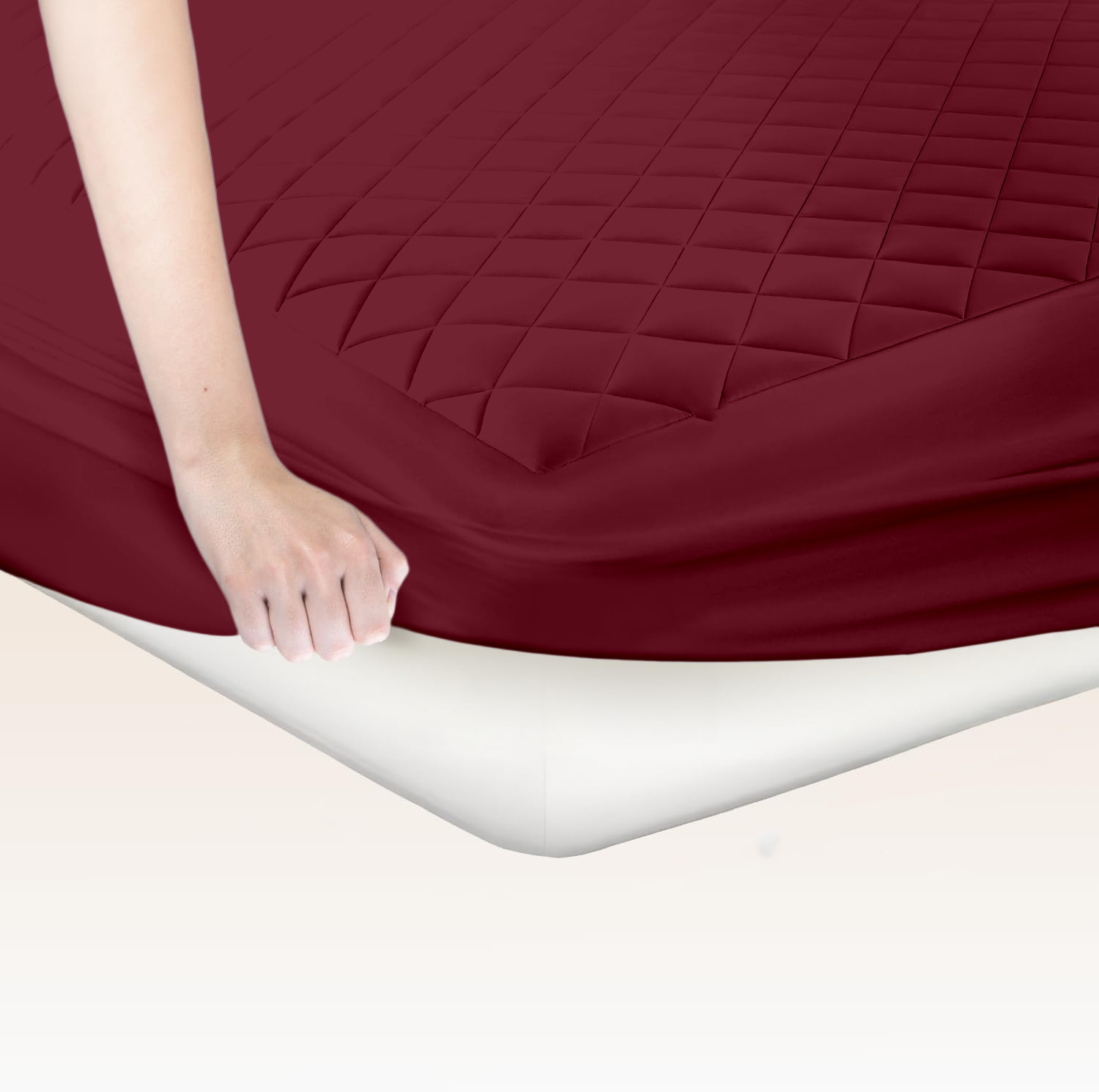 Burgundy Mattress Topper