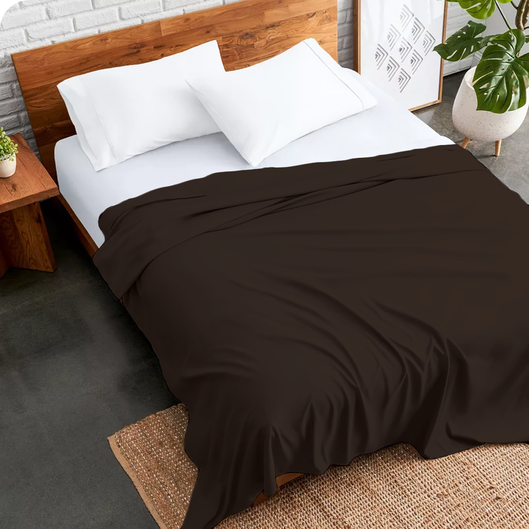 Oversized King Flat Sheets (1 -Piece) - 400 TC