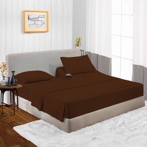 Chocolate Top Split Sheet Set 34 Inches Solid Bliss