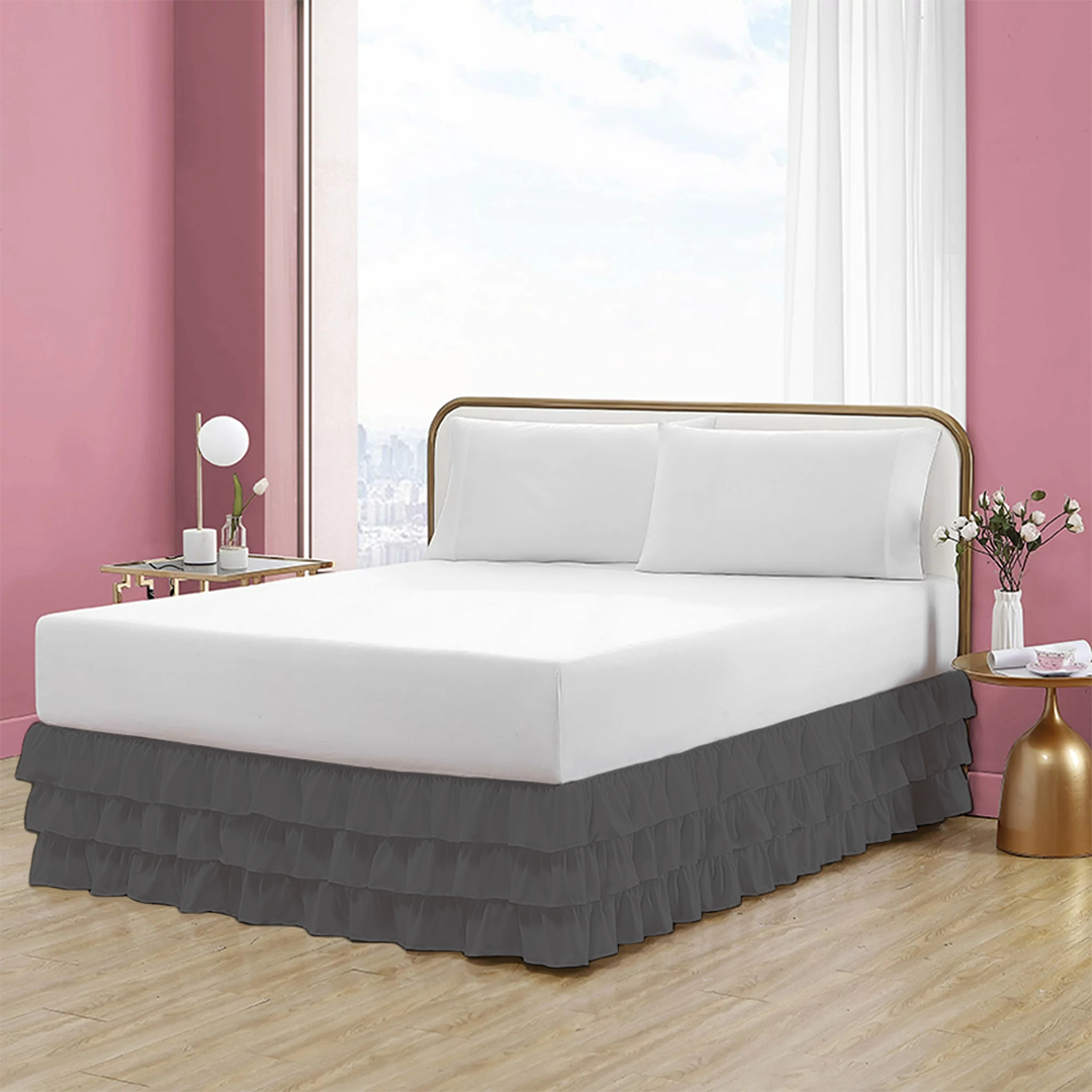 King Size Bed Skirt 18 Inch Drop
