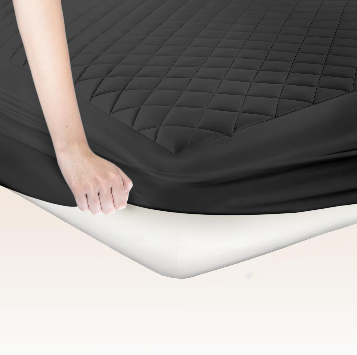 Dark Grey Mattress Topper
