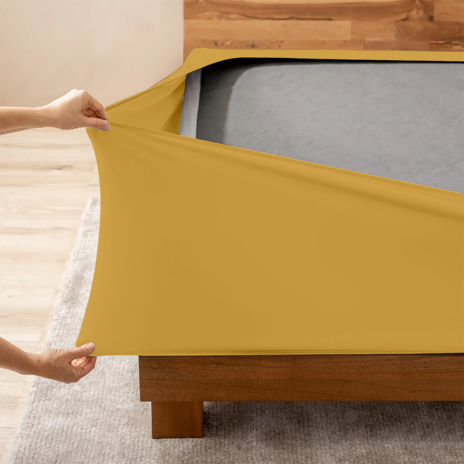 Gold Box Spring Cover