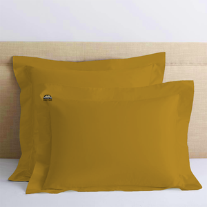 Gold Euro Sham Solid Comfy Sateen