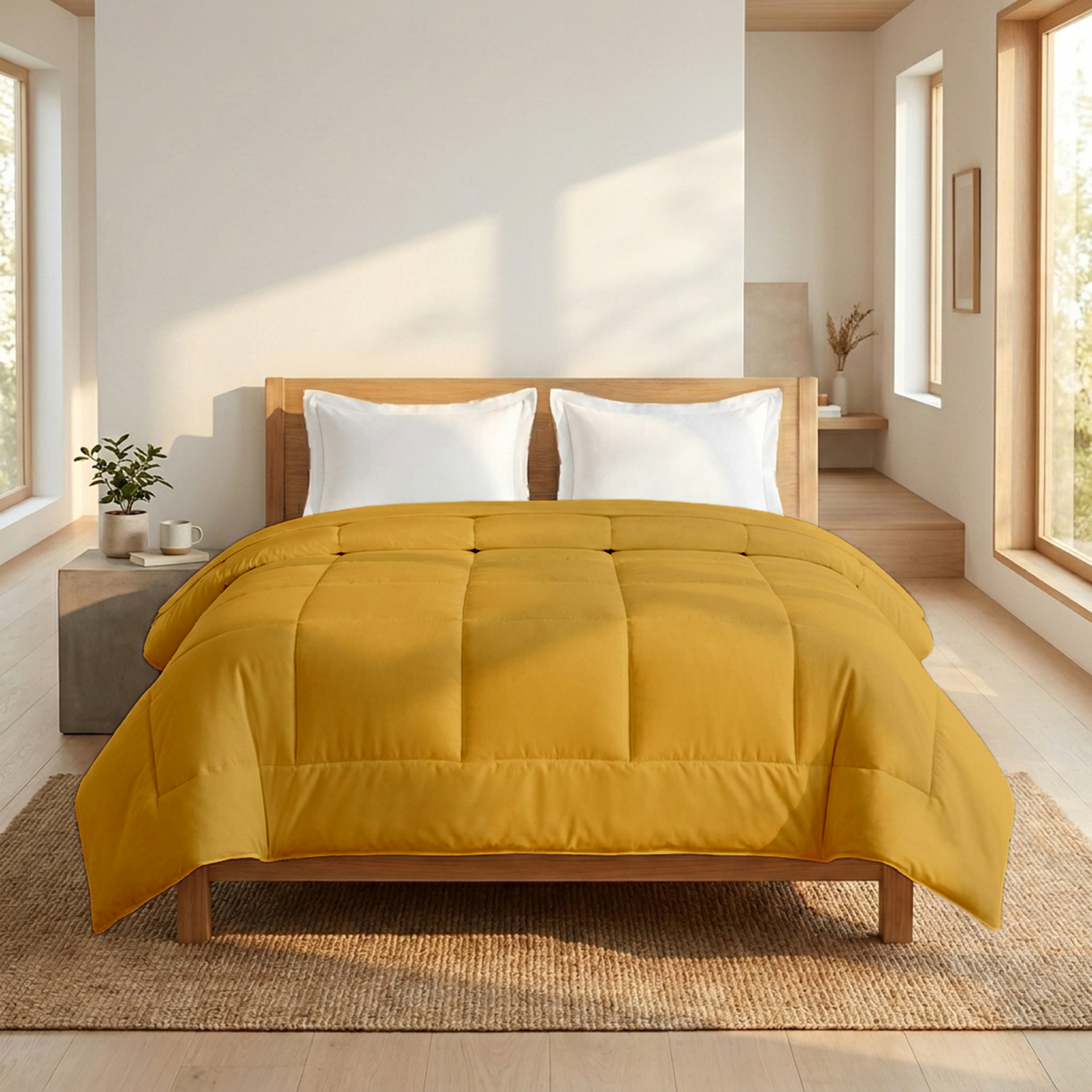 Gold Comforters 400 GSM Comfy Solid