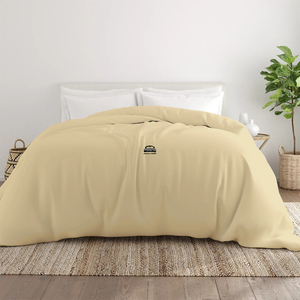 Ivory Duvet Cover Comfy Solid Sateen