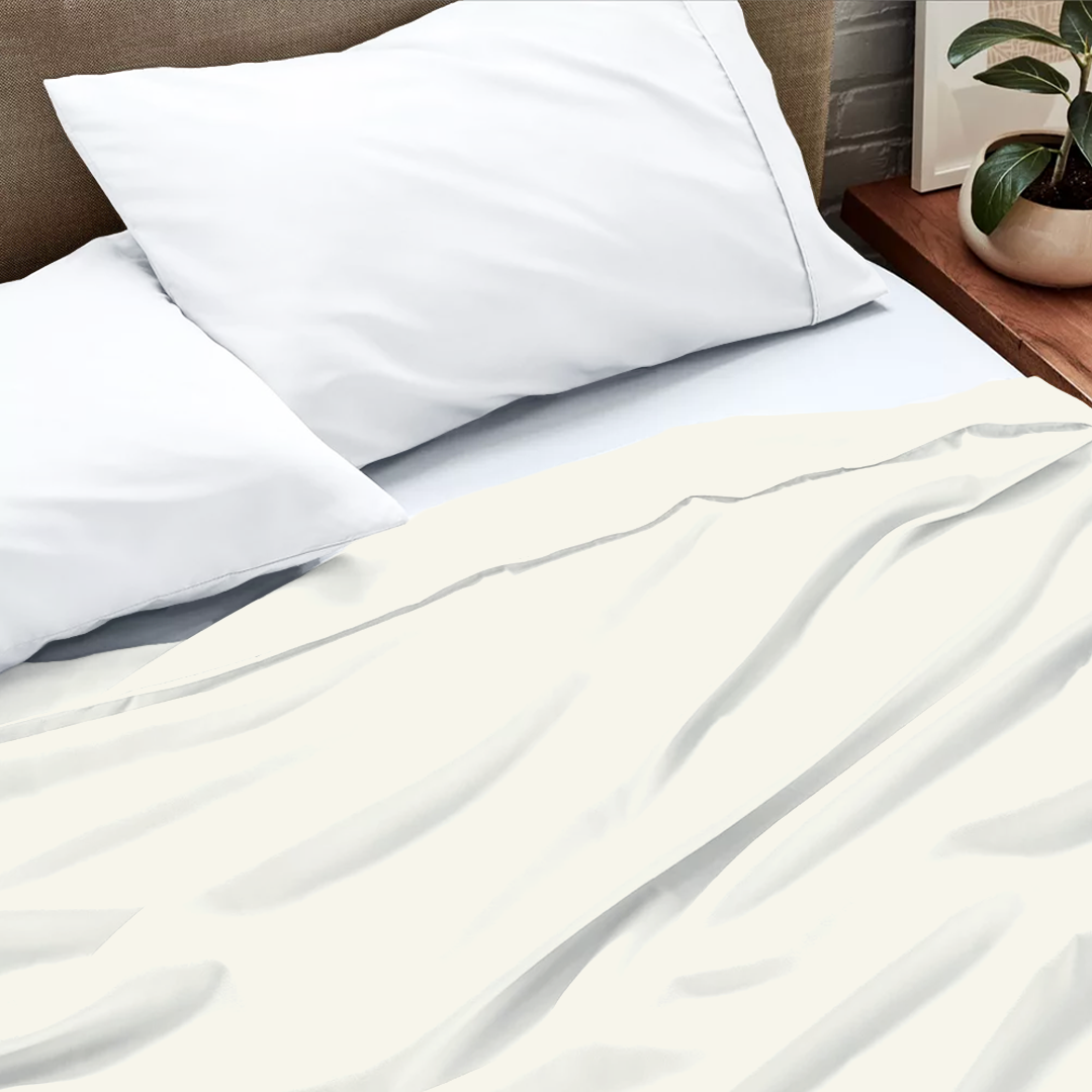 Oversized King Flat Sheets (1 -Piece) - 400 TC