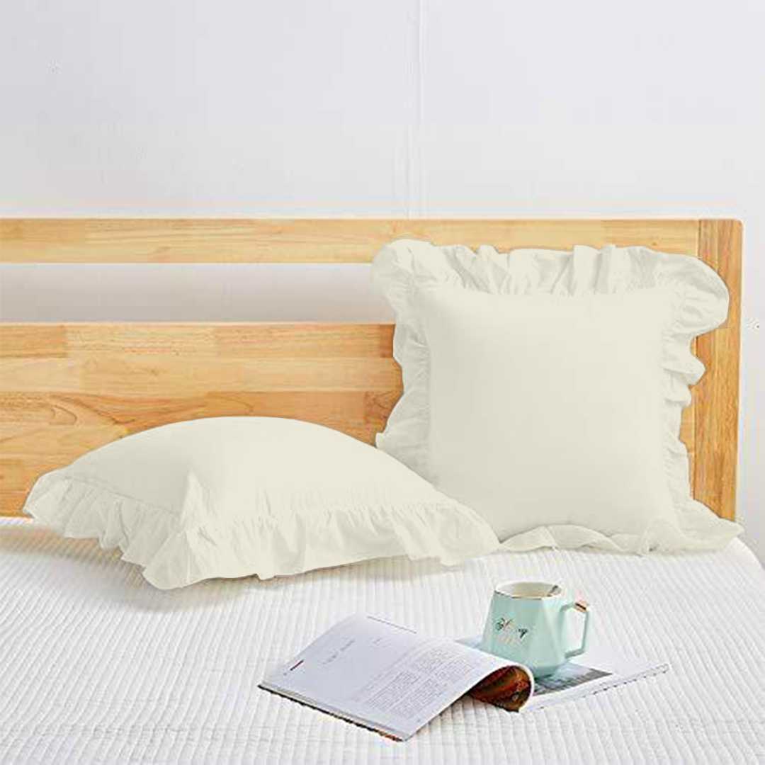 Ruffle Euro Sham Covers