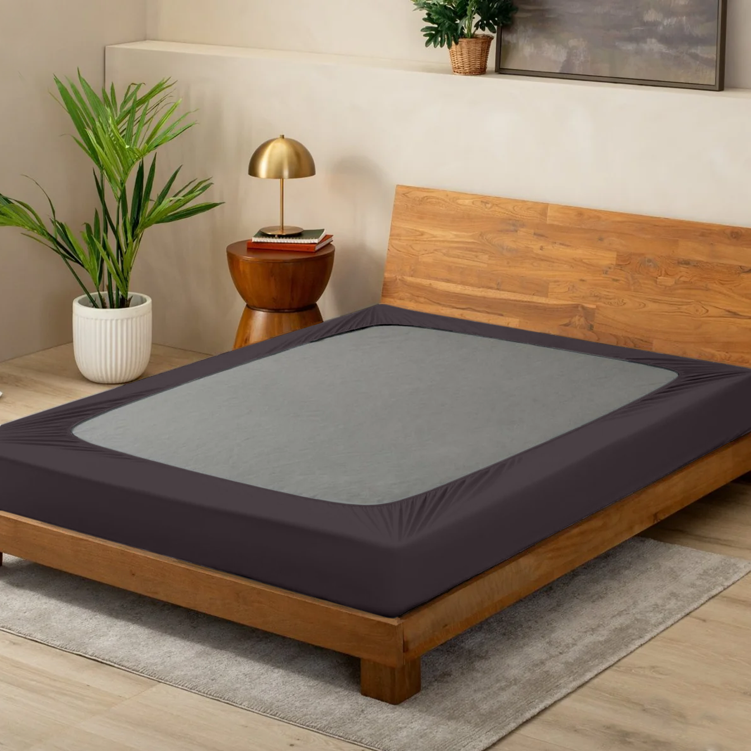 Lavender Box Spring Cover