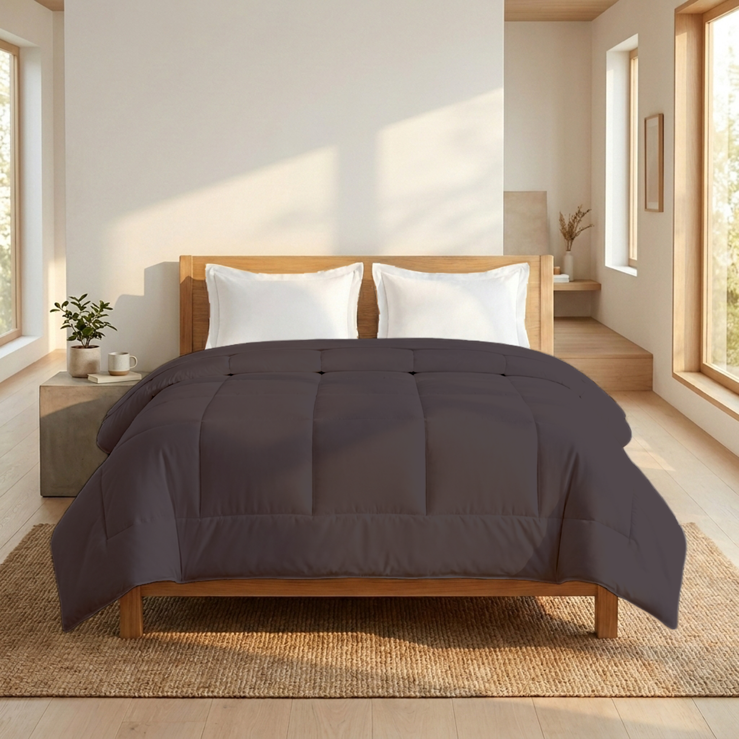 Lavender Comforter 400 GSM Bliss Cotton Sateen