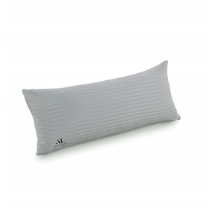 Light Grey Stripe Body Pillow Cover Comfy Sateen