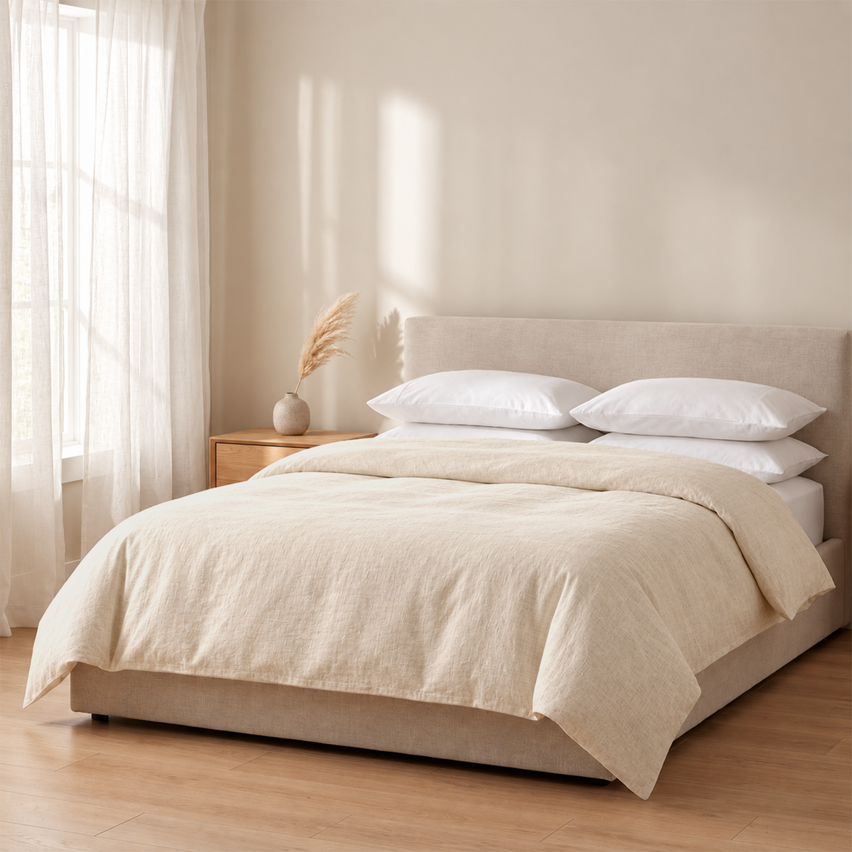 Natural Linen Duvet Covers | Pre-Washed 100% Linen