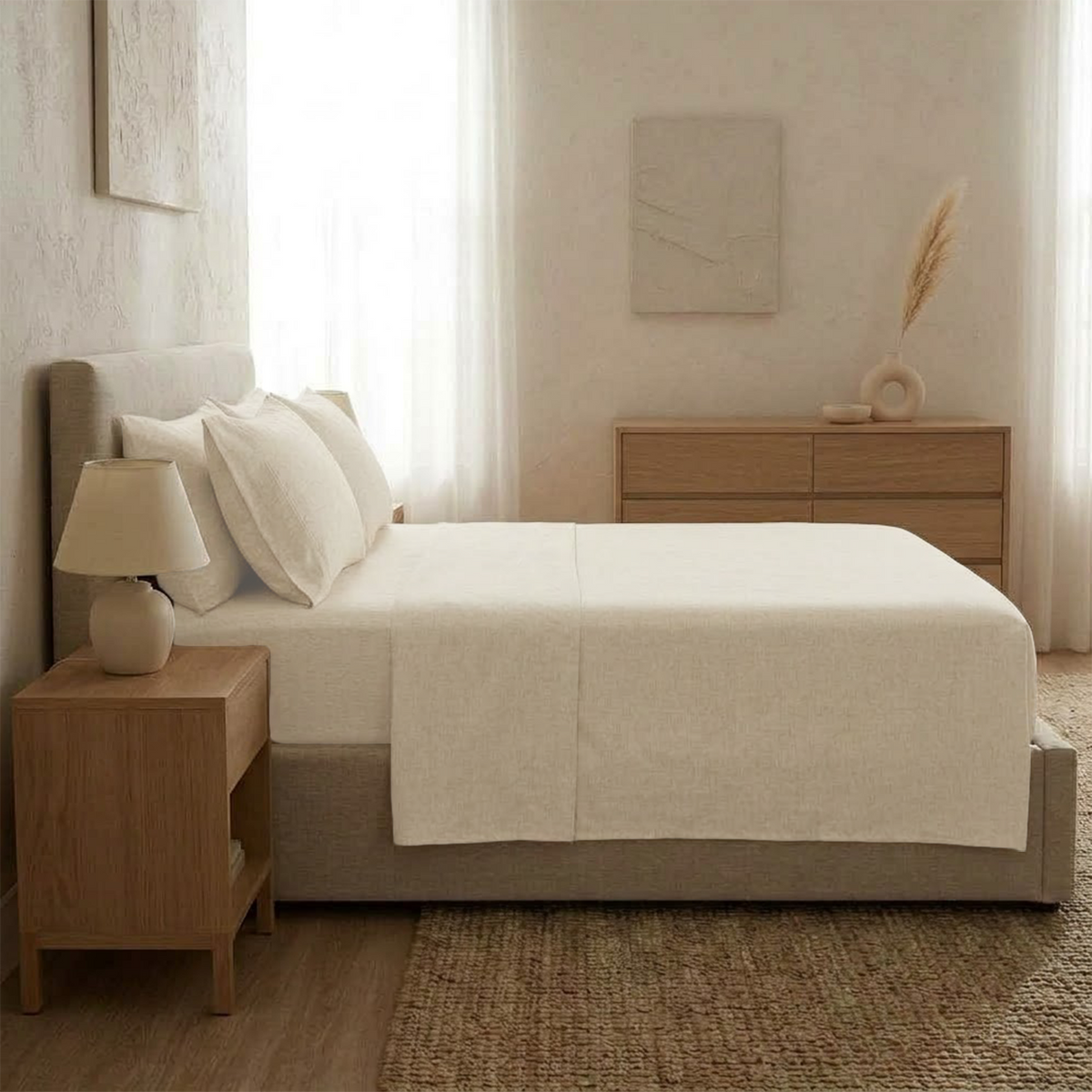 Natural Linen Sheet Sets | Pre-Washed 100% Linen
