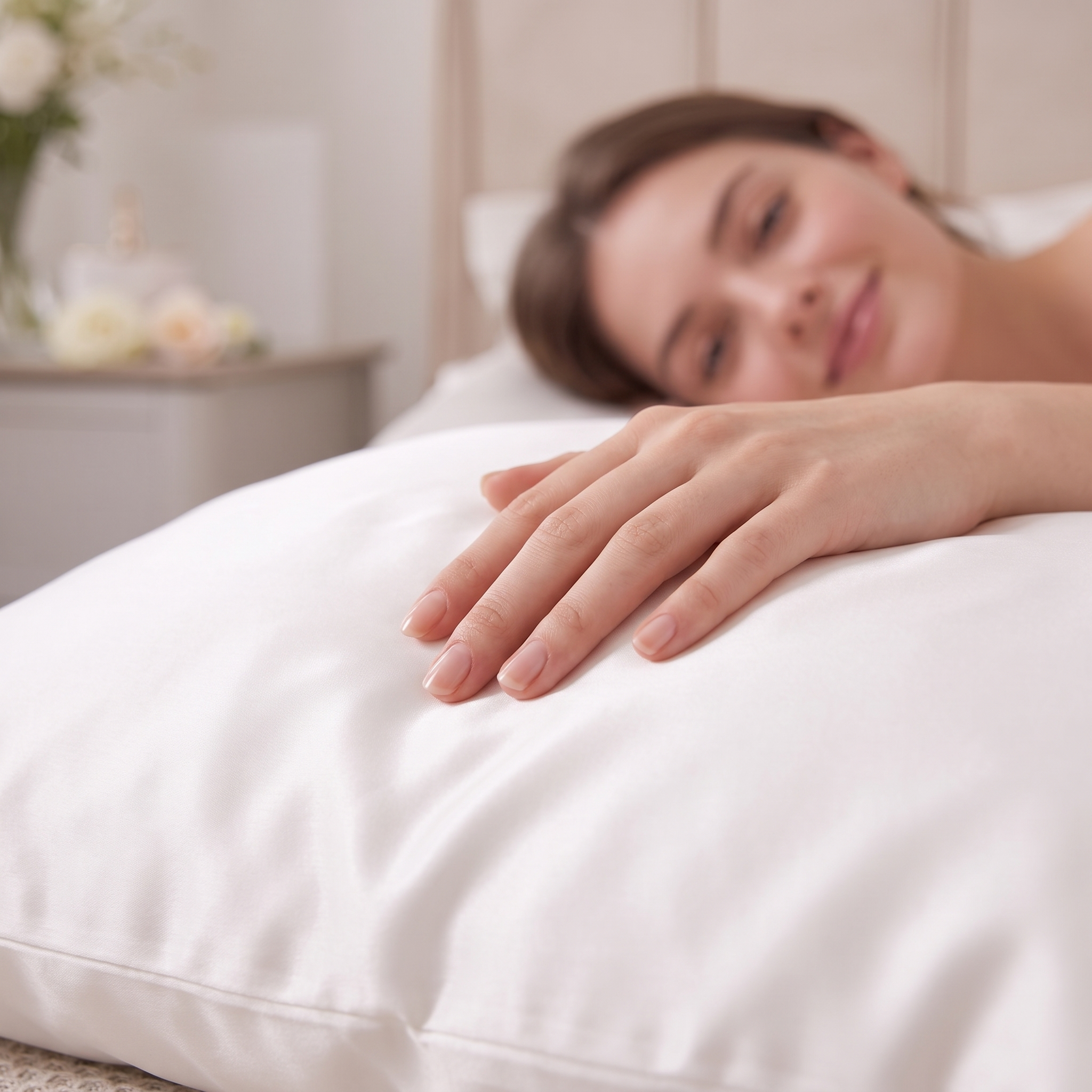 Natural White Mulberry Silk Pillowcase - Pack of 2
