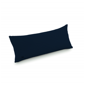 Navy Blue Stripe Body Pillow Cover Comfy Sateen