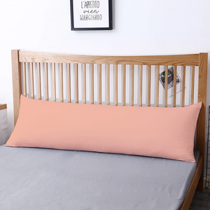 Peach body pillow cover solid comfy