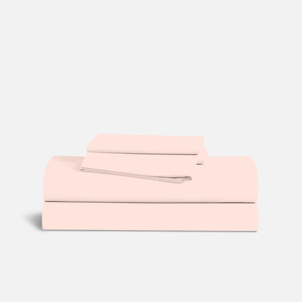 Peach Bed Sheet Set Queen, King