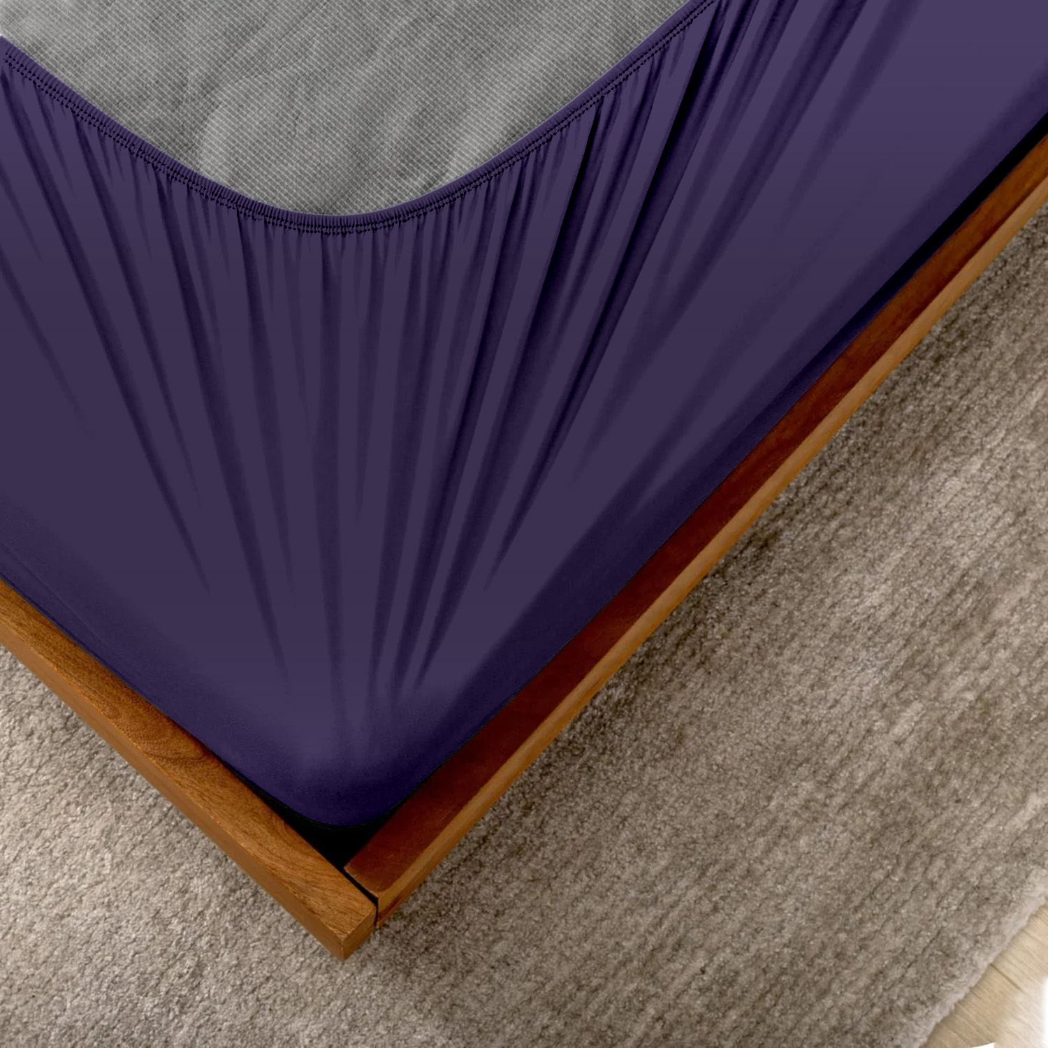 Purple Box Spring Cover