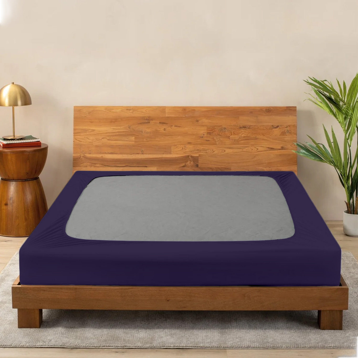 Purple Box Spring Cover