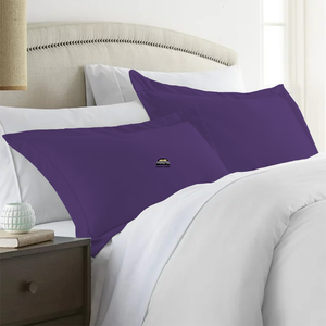 Purple Pillow Shams Solid Comfy