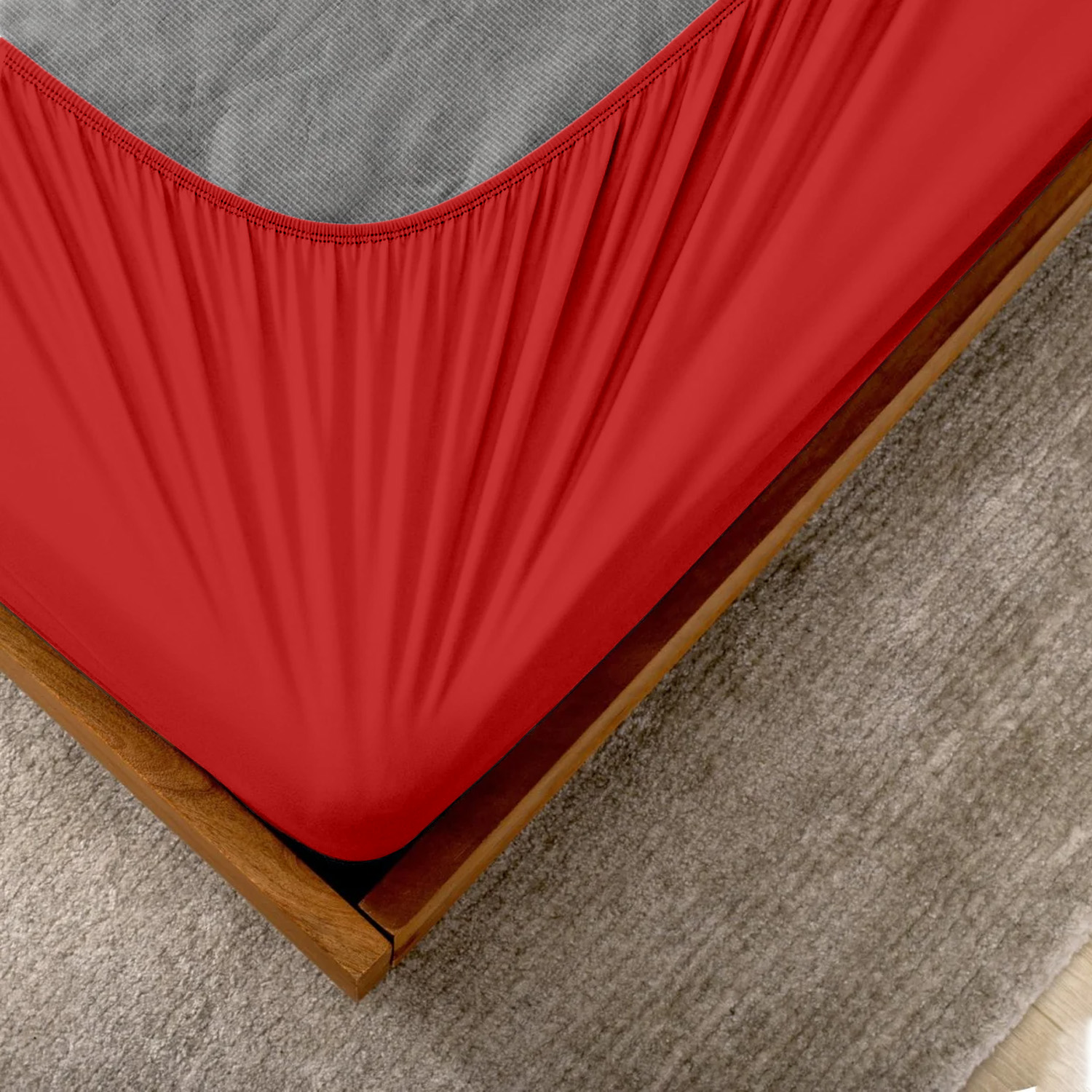 Red Box Spring Cover