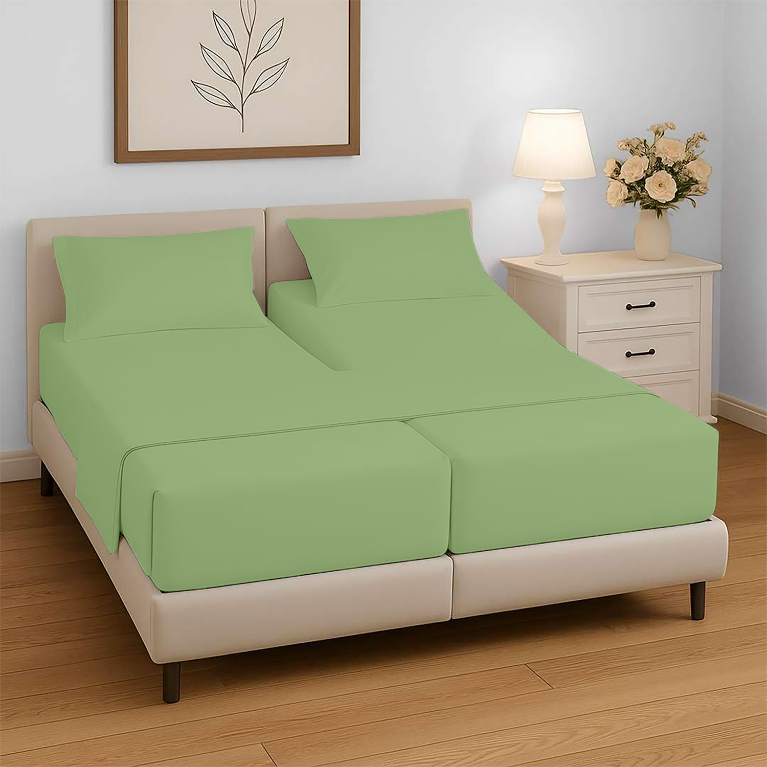 Sage Green Split Sheet Sets