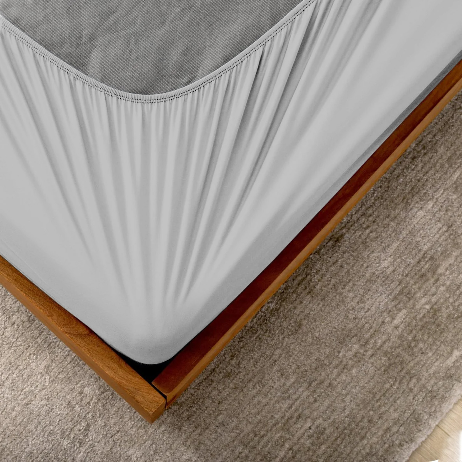 Light Grey Box Spring Cover