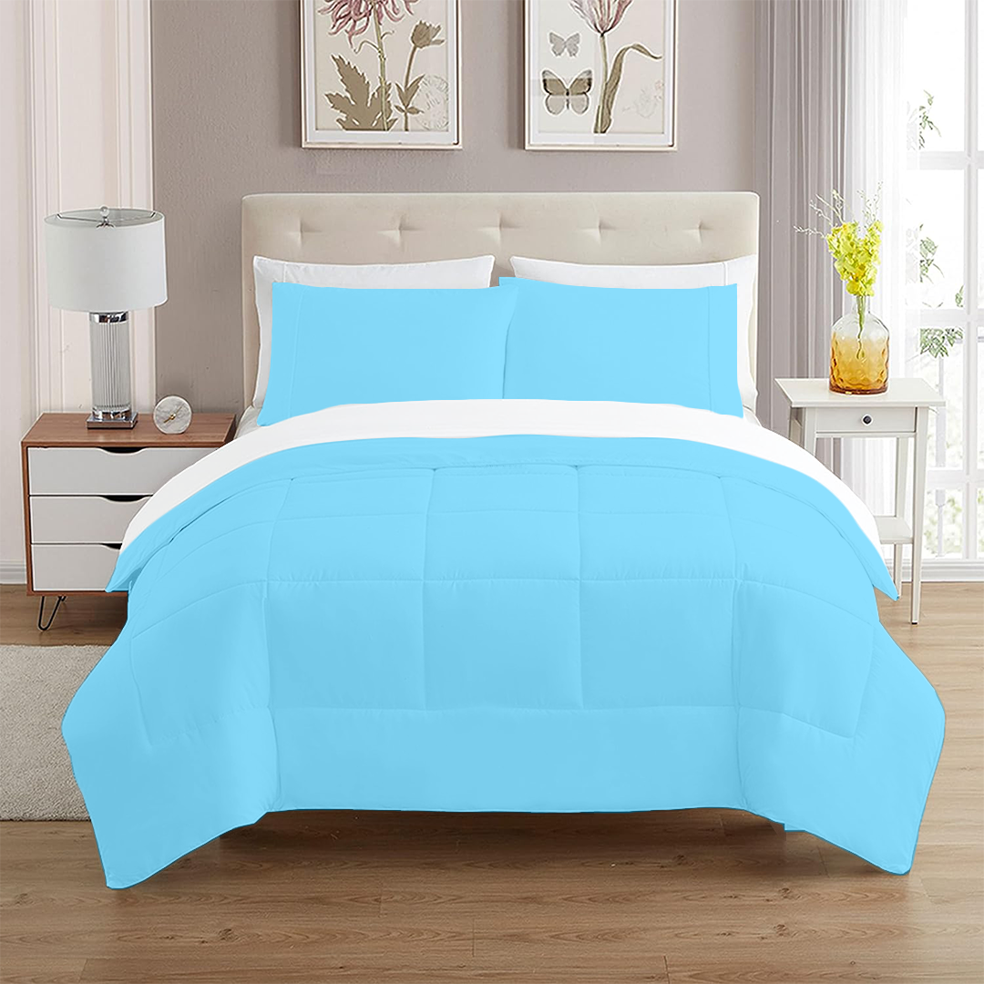 Light Blue Comforter Set