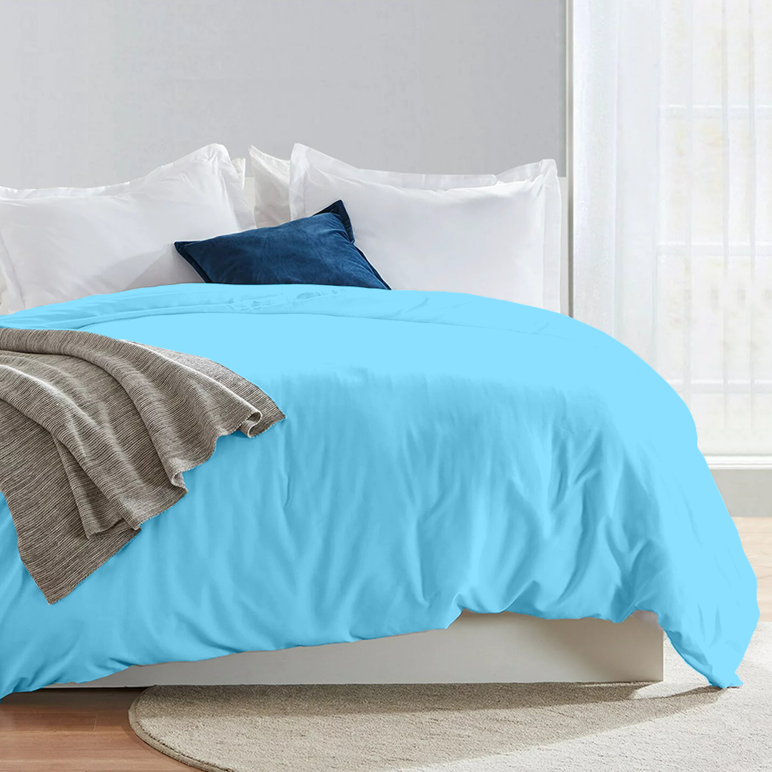 Light Blue Duvet Cover