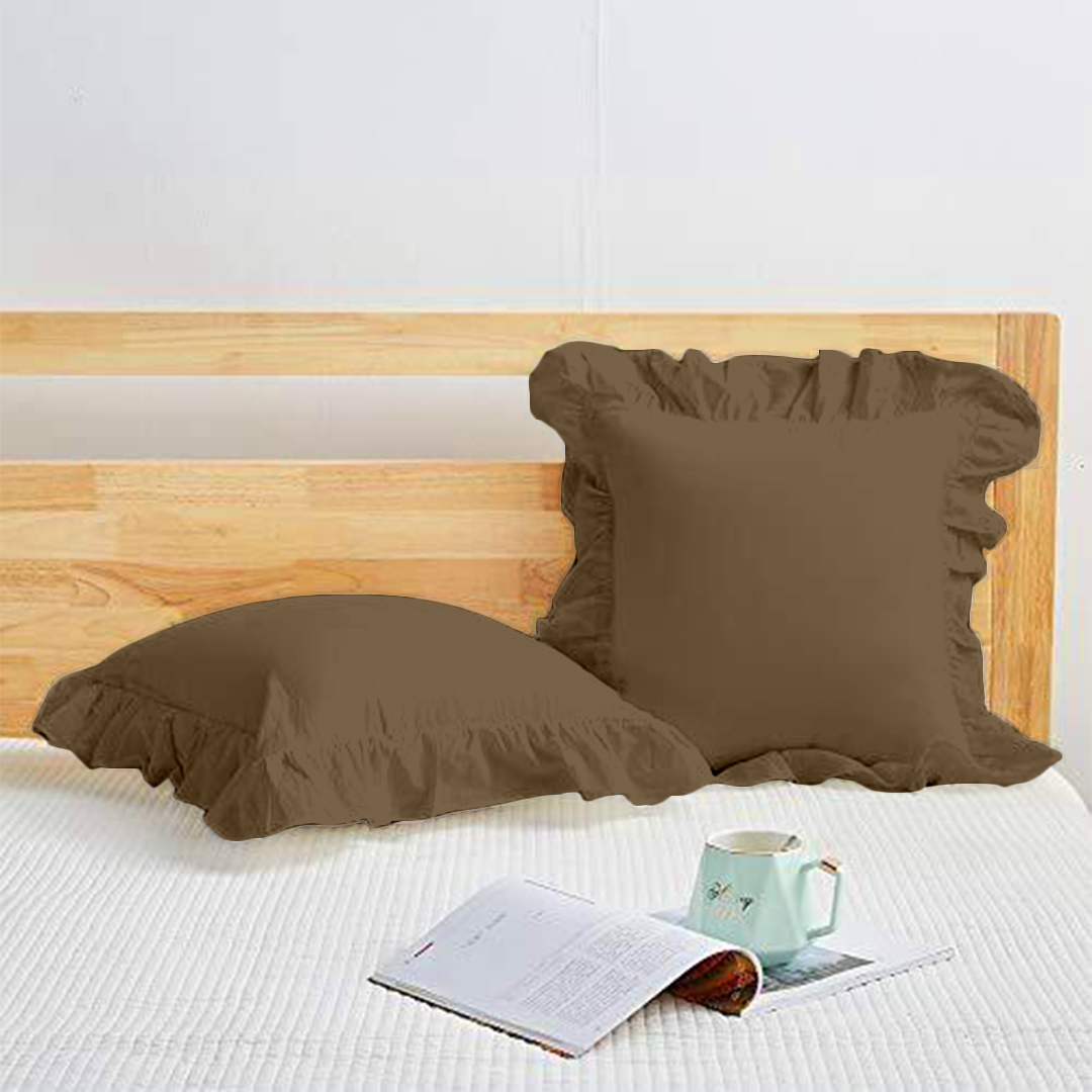 Ruffle Euro Sham Covers