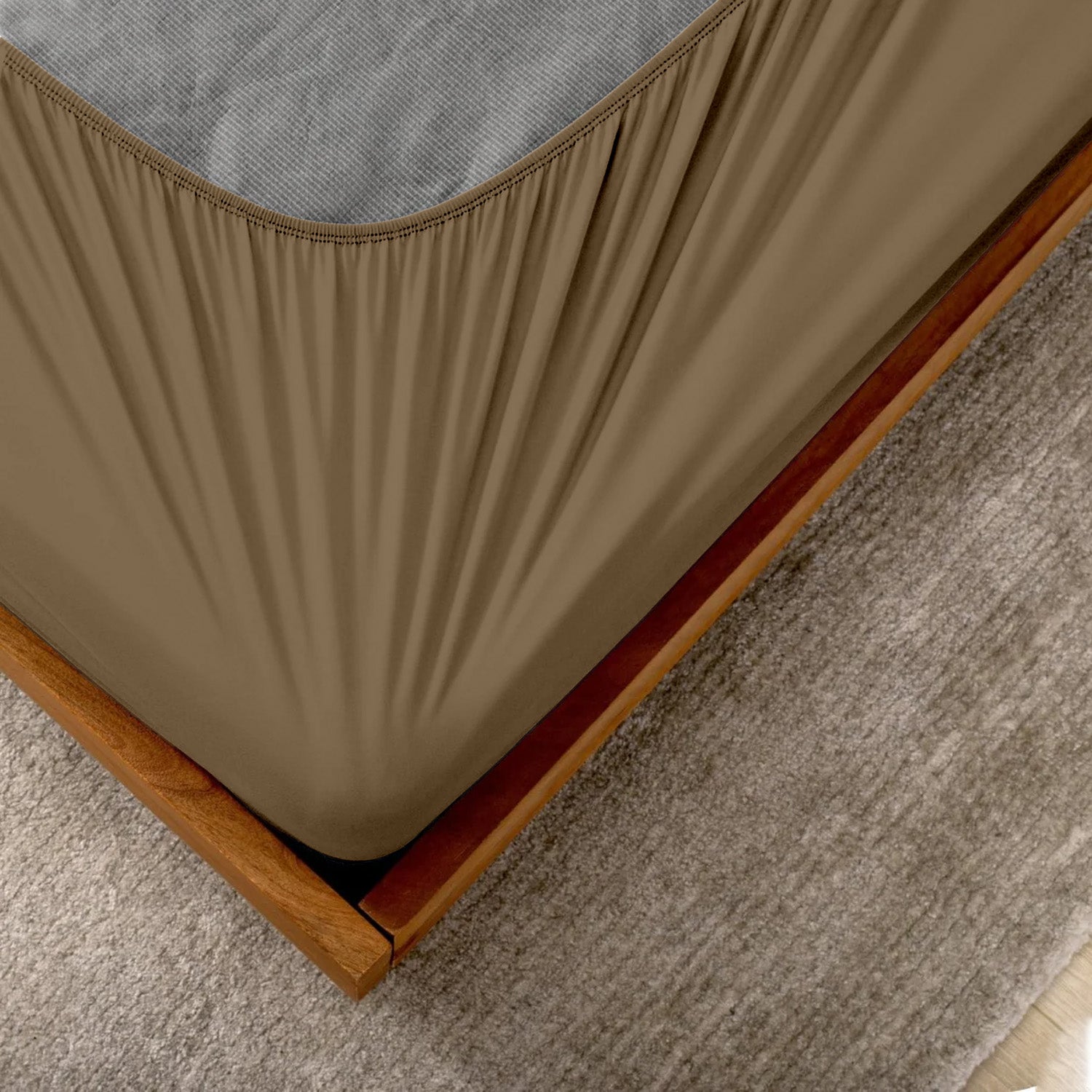 Taupe Box Spring Cover