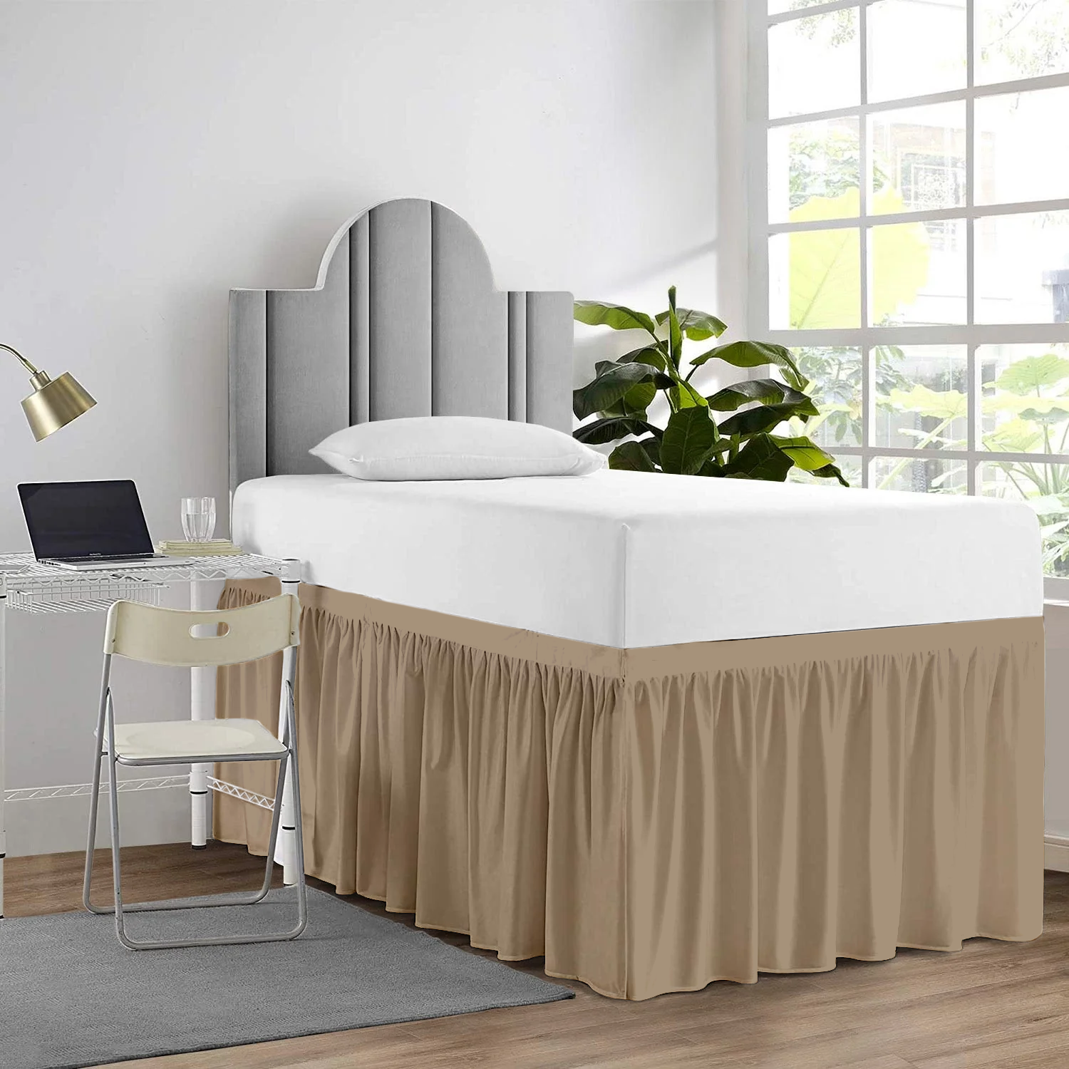 Dorm Ruffle Bed Skirts