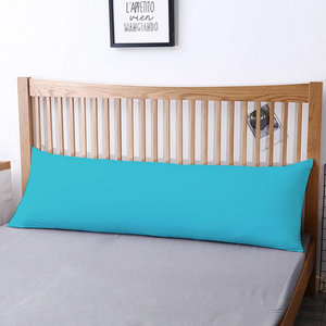 Turquoise Body Pillow Cover Solid Comfy