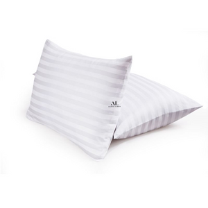 White Striped Pillowcase Bliss Sateen