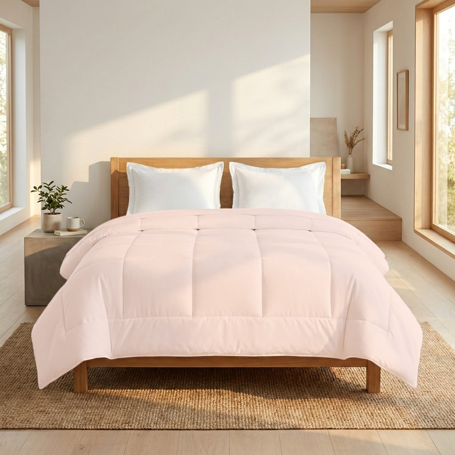 Peach Comforter 400 GSM Comfy Cotton Sateen