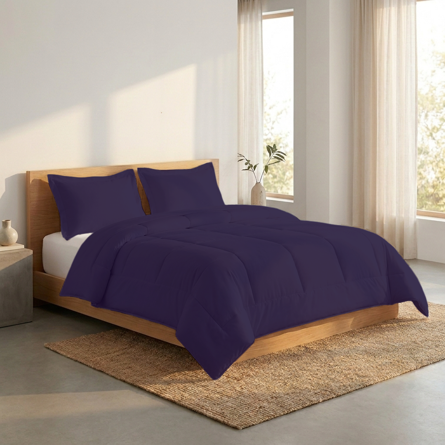 Purple Comforter Set