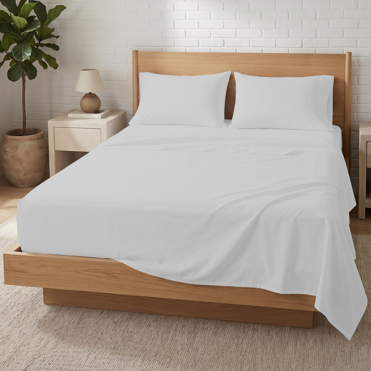 Silver Grey 600 Thread Count Sheet Set | 100% Cotton Sateen