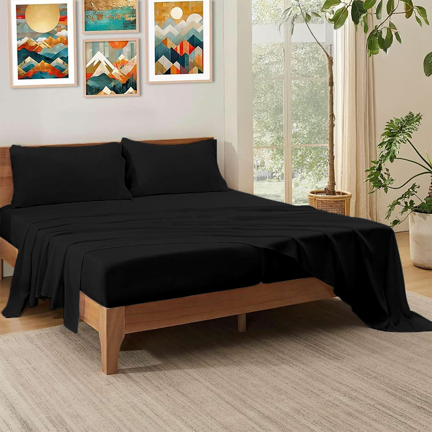 Black Split Sheet Sets