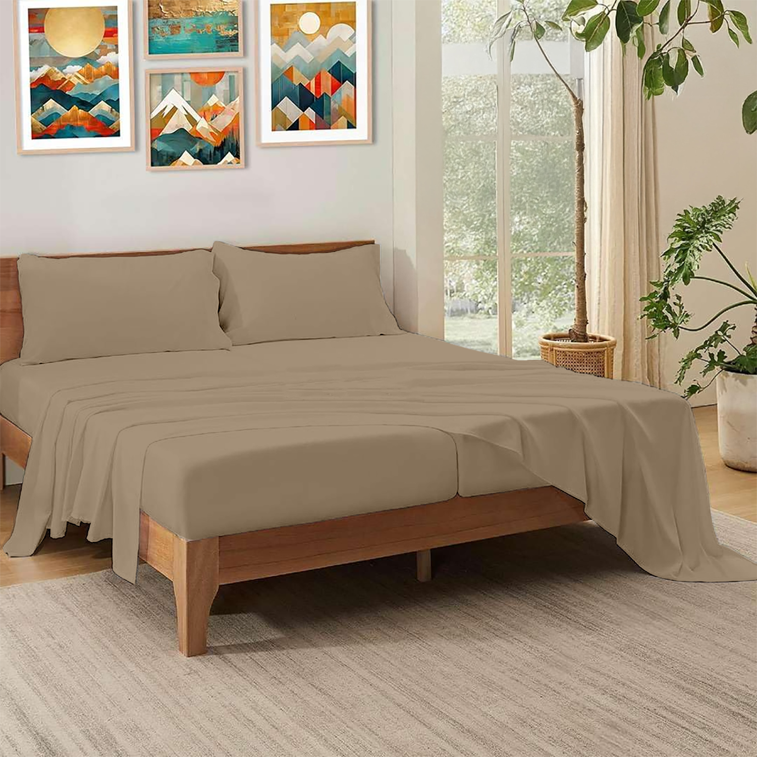 Taupe Split Sheet Sets