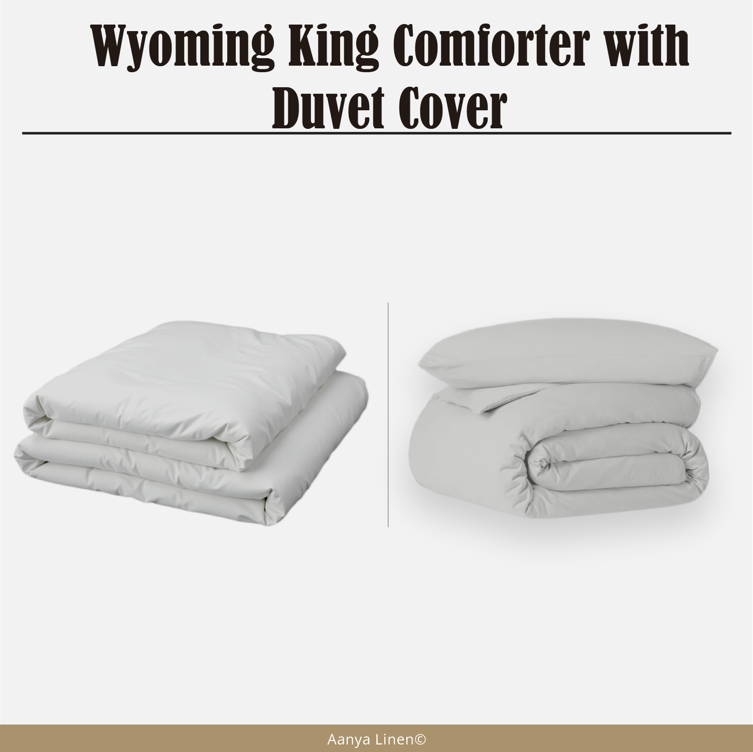 Wyoming King Comforter with Duvet Cover