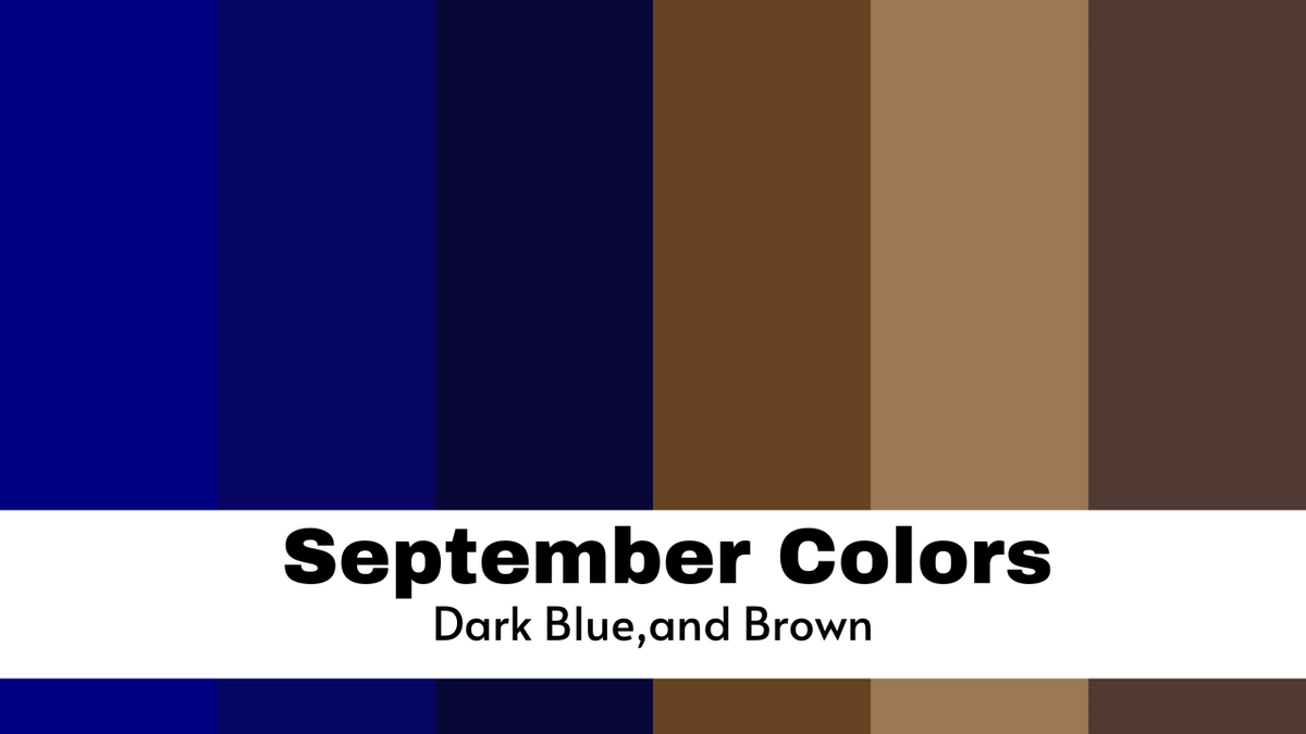 September colors : 2023 September colors : 2023