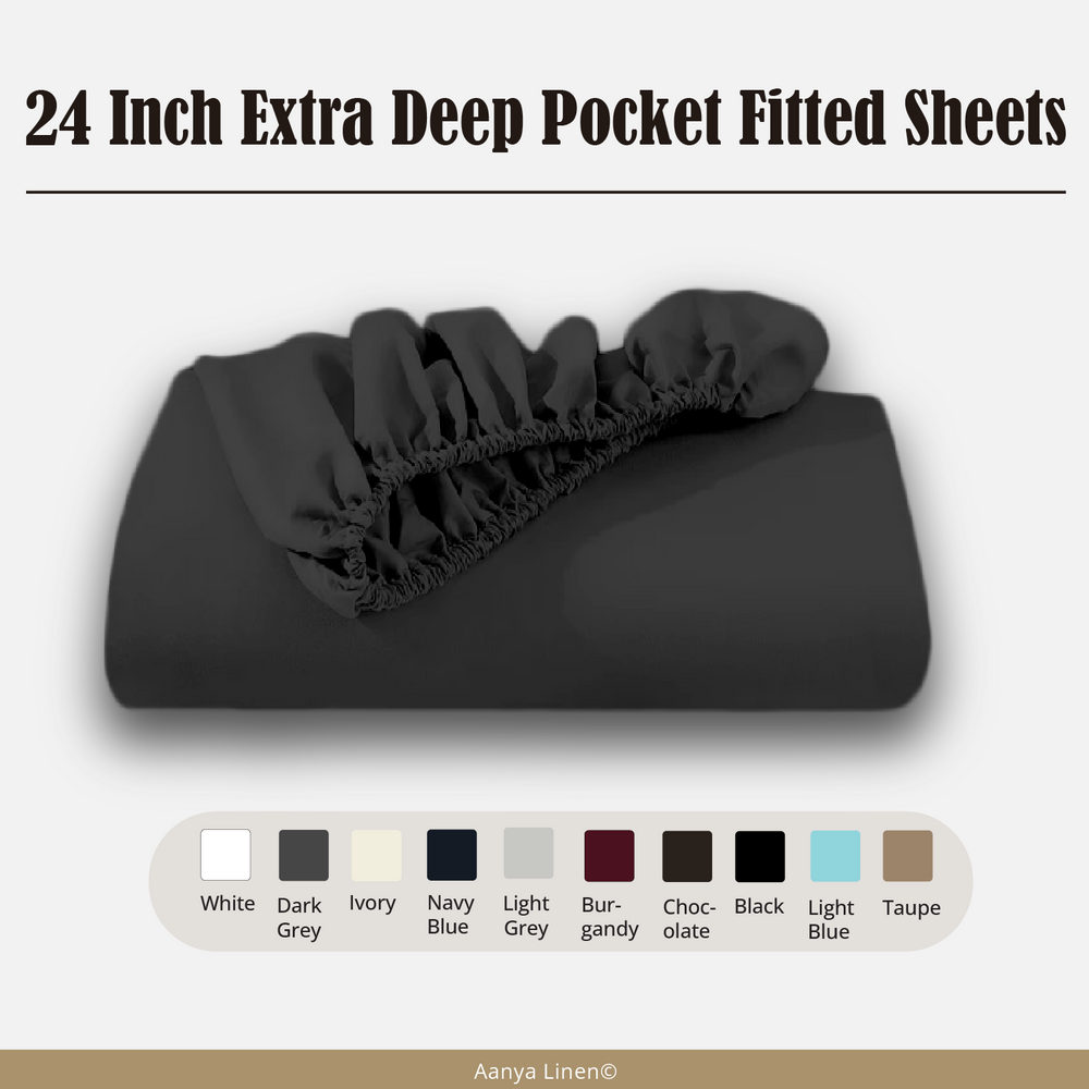 24 Inch Extra Deep Pocket Sheets