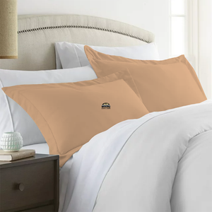 Pillowshams Solid Comfy Sateen Beige