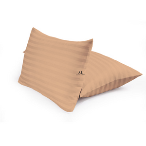 Beige Stripe Pillowcase Comfy Sateen