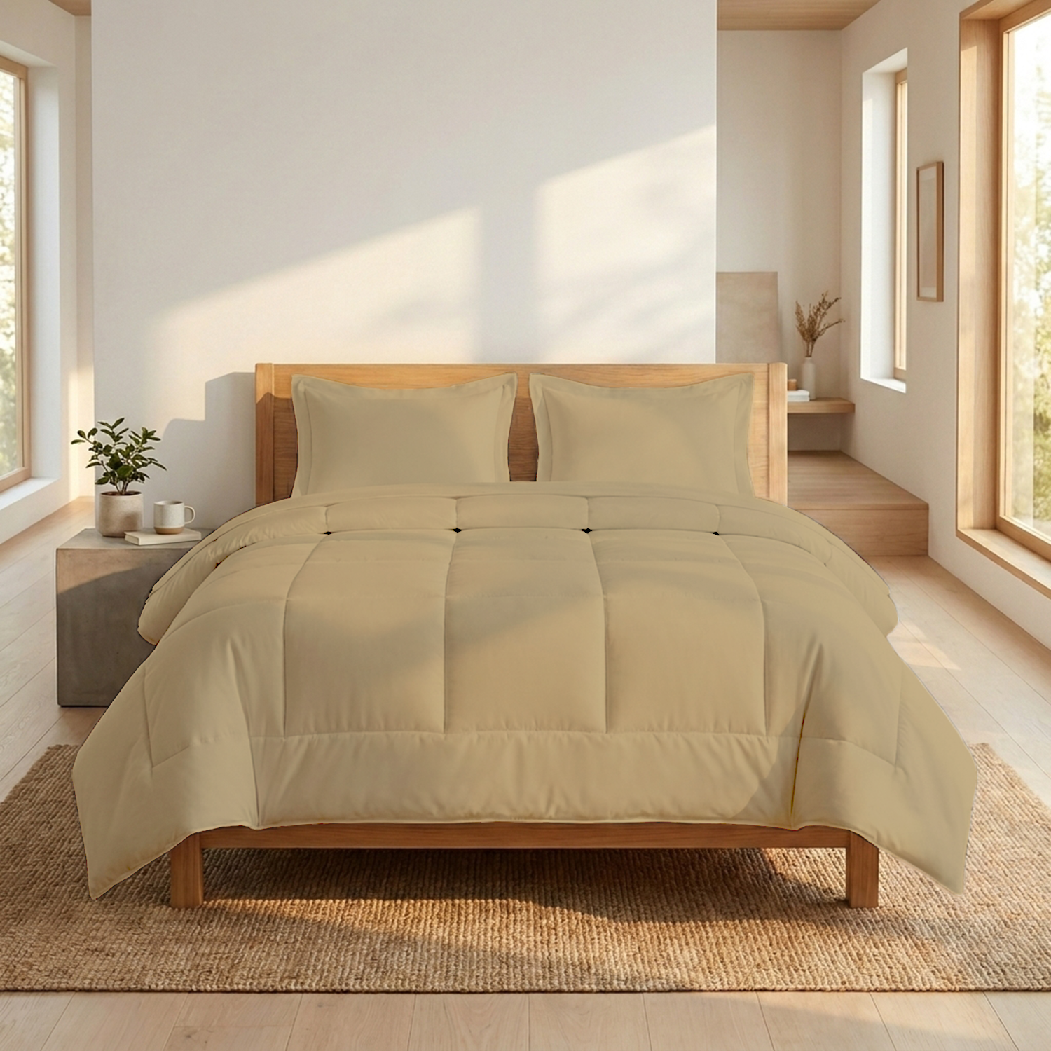 Beige Comforter Set