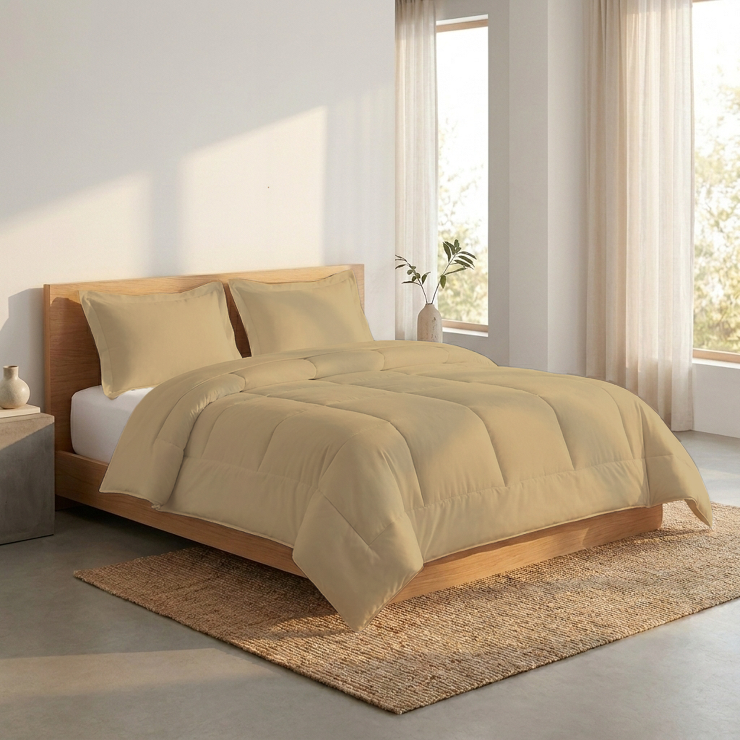 Beige Comforter Set