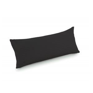 Black Stripe Body Pillow Cover Comfy Sateen
