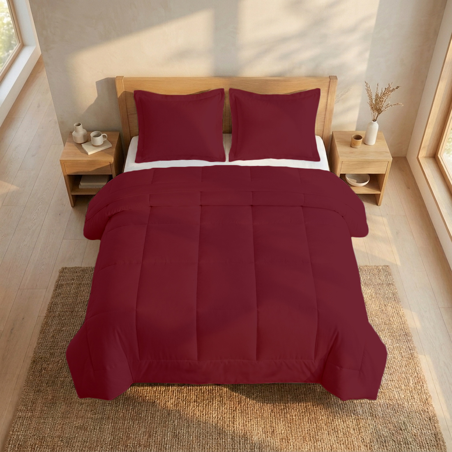 Burgundy All Season Comforter
